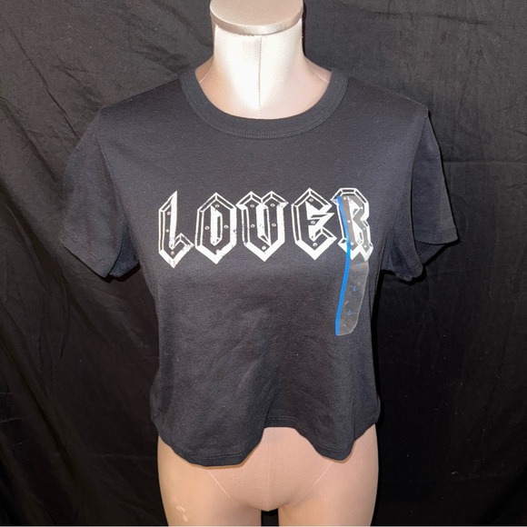 Modern Lux Women's Lover Short Sleeve Graphic Baby T-Shirt - Picture 3 of 4